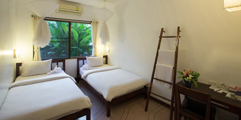 Twin Bed Room, Hotel Chiang mai, free wifi